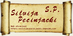 Silvija Pecinjački vizit kartica